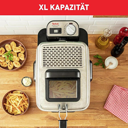 Tefal FR8040 Oleoclean Pro Inox Fritöz & Design 3.5 L 2300 W