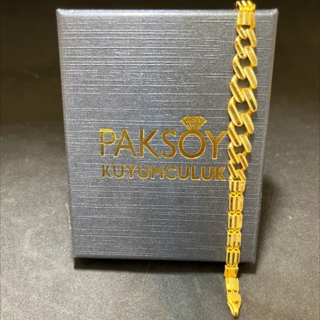 22 Ayar Altın Bileklik Modern Tasarım 11.19gr 19 cm Paksoy Kuyumculuk Hediye Kadın