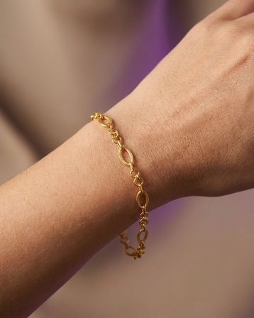 Paksoy 22 Ayar Süzme Model Altın Bileklik 5.30 Gr 21 cm