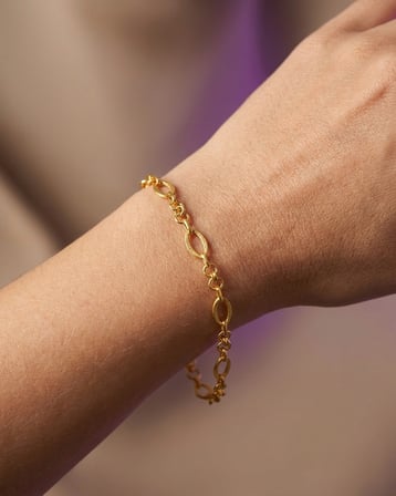 22 Ayar Altın Bileklik Süzme Model İnce Tasarım 5.30gr 18 cm Kadın Paksoy Hediye