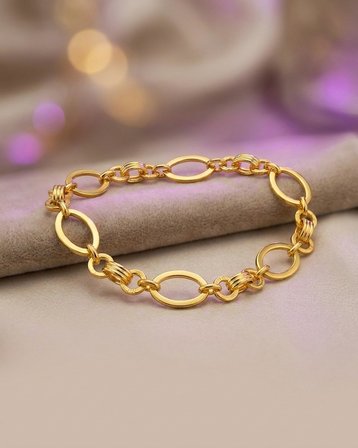 22 Ayar Altın Bileklik Süzme Model 7.13gr 19 cm Paksoy Kuyumculuk Kadın Hediye