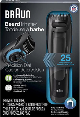 Braun BT5050 Sakal Tıraş ve Şekillendirme Makinesi, Siyah