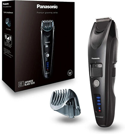 Panasonic Premium sakal kesim traş makinesi ER-SB40 Uzunluk 19, sakal kesim traş makinesi 0,5 – 10 mm, traş makinesi için erkek, bir çok etkili tıraş için