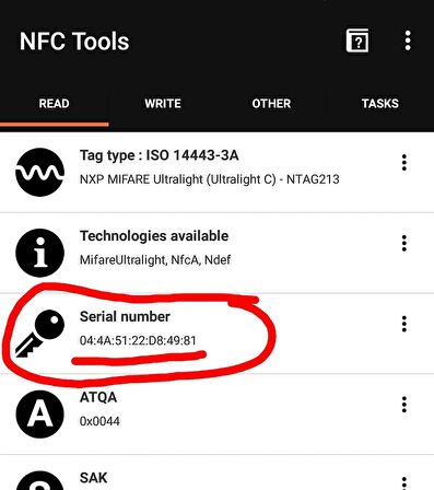 Nfc 213 Kart 13.56Mhz Ntag213 Nfc 0.8Mm İnce Kart. 144B Kapasite. 10 Adet