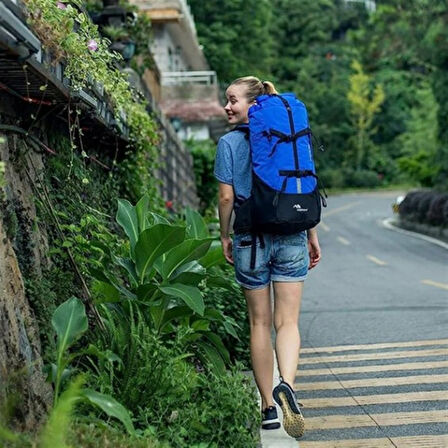 Mobihome Hiking 35 Litre Unisex Mavi Outdoor/Kamp Sırt Çantası - MBHK004