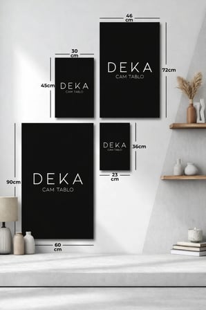 EVİNİZE ŞIKLIK KATAN DEKORATİF CAM TABLO