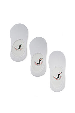 Slazenger JAMAR 3 lü Kadın Çorap Beyaz