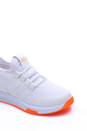 Slazenger EBBA I Erkek Çocuk Sneaker Ayakkabı Beyaz / Turuncu