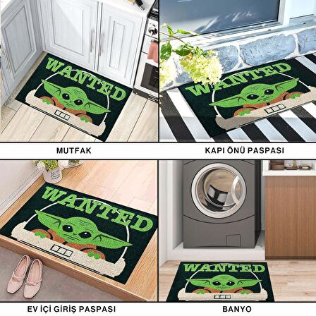 Monnhein Kedi Köpek Komik Tasarımlı Dekoratif Kapı önü Paspas, Dış Mekan/Ev İçi/Banyo/Mutfak/Yatak Odası/Giriş Paspasları