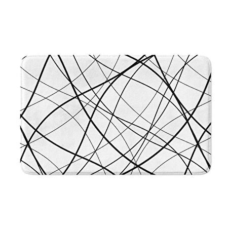 Monnhein  Mikrofiber Banyo Paspası, Kaymaz Taban, Makinede Yıkanabilir, Banyo Halısı (50x80)