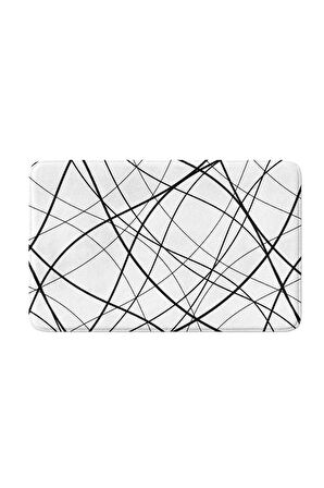 Monnhein 2'li Takım Banyo Paspası, Kaymaz Taban, Makinede Yıkanabilir, Banyo Halısı