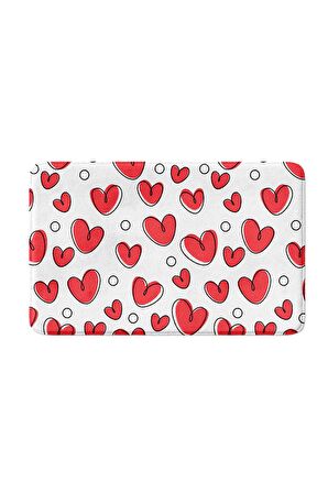 Monnhein 2'li Takım Banyo Paspası, Kaymaz Taban, Makinede Yıkanabilir, Banyo Halısı