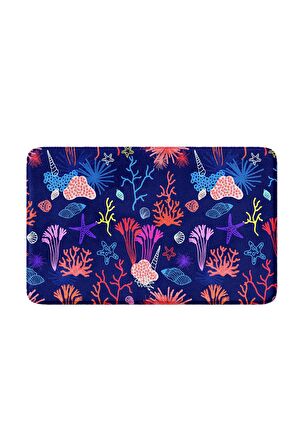 Monnhein 2'li Takım Banyo Paspası, Kaymaz Taban, Makinede Yıkanabilir, Banyo Halısı