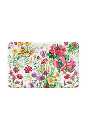 Monnhein 2'li Takım Banyo Paspası, Kaymaz Taban, Makinede Yıkanabilir, Banyo Halısı