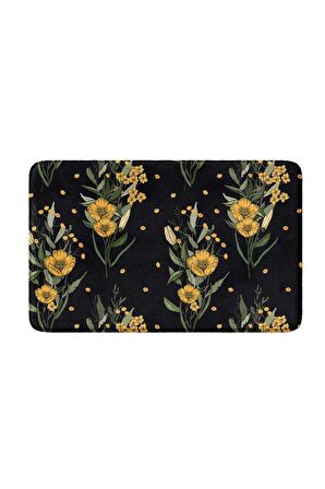 Monnhein 2'li Takım Banyo Paspası, Kaymaz Taban, Makinede Yıkanabilir, Banyo Halısı