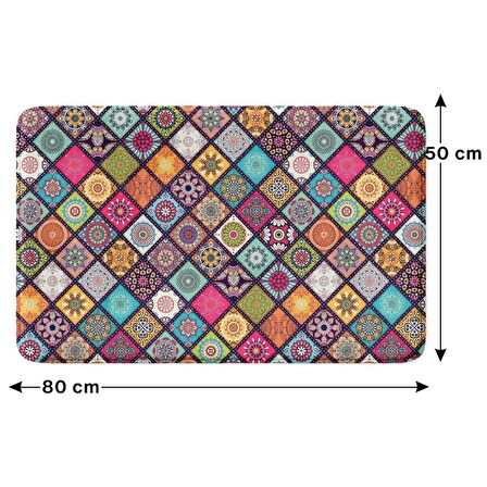 Monnhein  Mikrofiber Banyo Paspası, Kaymaz Taban, Makinede Yıkanabilir, Banyo Halısı (50x80)