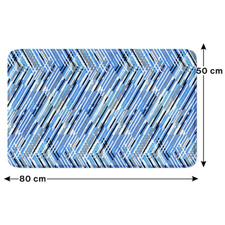 Monnhein  Mikrofiber Banyo Paspası, Kaymaz Taban, Makinede Yıkanabilir, Banyo Halısı (50x80)