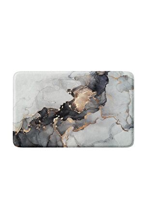 Monnhein 2'li Takım Banyo Paspası, Kaymaz Taban, Makinede Yıkanabilir, Banyo Halısı