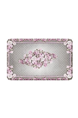 Monnhein 2'li Takım Banyo Paspası, Kaymaz Taban, Makinede Yıkanabilir, Banyo Halısı