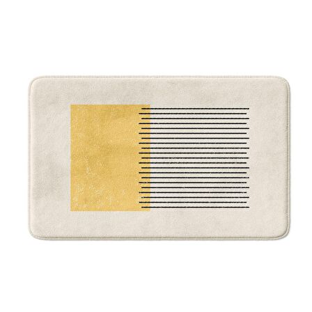 Monnhein  Mikrofiber Banyo Paspası, Kaymaz Taban, Makinede Yıkanabilir, Banyo Halısı (50x80)