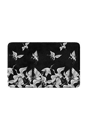 Monnhein 2'li Takım Banyo Paspası, Kaymaz Taban, Makinede Yıkanabilir, Banyo Halısı