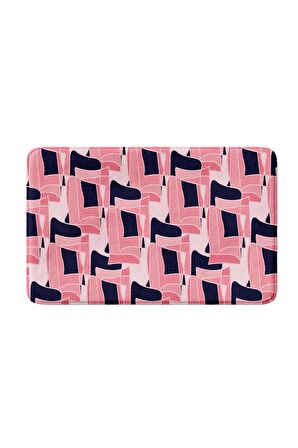 Monnhein 2'li Takım Banyo Paspası, Kaymaz Taban, Makinede Yıkanabilir, Banyo Halısı