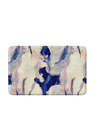 Monnhein 2'li Takım Banyo Paspası, Kaymaz Taban, Makinede Yıkanabilir, Banyo Halısı