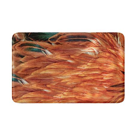 Monnhein  Mikrofiber Banyo Paspası, Kaymaz Taban, Makinede Yıkanabilir, Banyo Halısı (50x80)