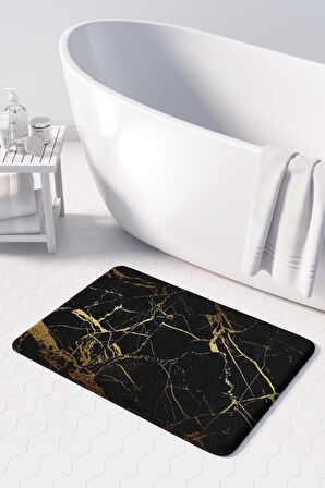 Monnhein 2'li Takım Banyo Paspası, Kaymaz Taban, Makinede Yıkanabilir, Banyo Halısı