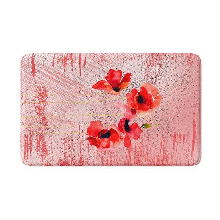 Monnhein  Mikrofiber Banyo Paspası, Kaymaz Taban, Makinede Yıkanabilir, Banyo Halısı (50x80)