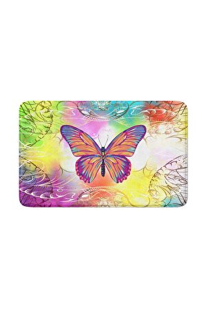 Monnhein 2'li Takım Banyo Paspası, Kaymaz Taban, Makinede Yıkanabilir, Banyo Halısı