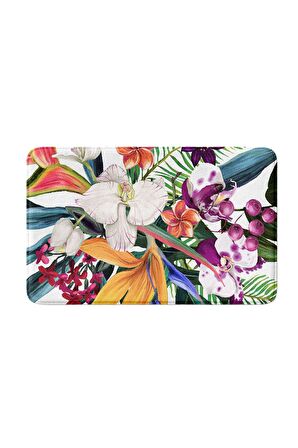 Monnhein 2'li Takım Banyo Paspası, Kaymaz Taban, Makinede Yıkanabilir, Banyo Halısı