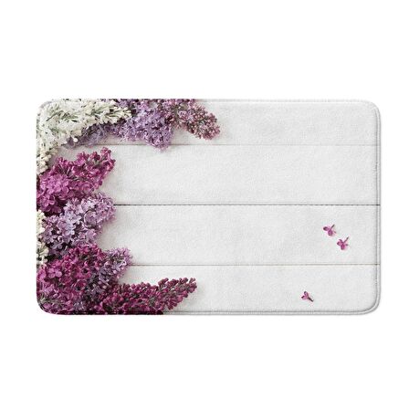 Monnhein  Mikrofiber Banyo Paspası, Kaymaz Taban, Makinede Yıkanabilir, Banyo Halısı (50x80)