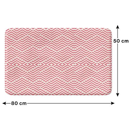 Monnhein  Mikrofiber Banyo Paspası, Kaymaz Taban, Makinede Yıkanabilir, Banyo Halısı (50x80)