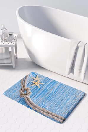 Monnhein  Mikrofiber Banyo Paspası, Kaymaz Taban, Makinede Yıkanabilir, Banyo Halısı