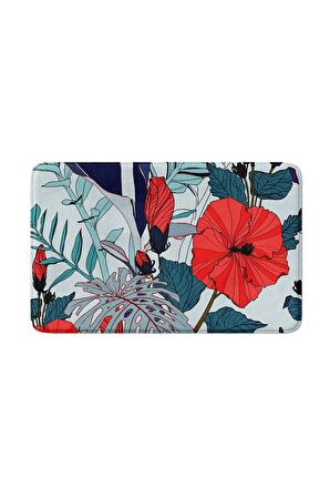 Monnhein 2'li Takım Banyo Paspası, Kaymaz Taban, Makinede Yıkanabilir, Banyo Halısı