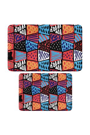 Monnhein 2'li Takım Banyo Paspası, Kaymaz Taban, Makinede Yıkanabilir, Banyo Halısı