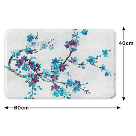 Monnhein  Mikrofiber Banyo Paspası, Kaymaz Taban, Makinede Yıkanabilir, Banyo Halısı