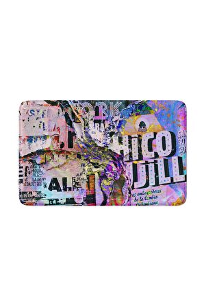 Monnhein 2'li Takım Banyo Paspası, Kaymaz Taban, Makinede Yıkanabilir, Banyo Halısı