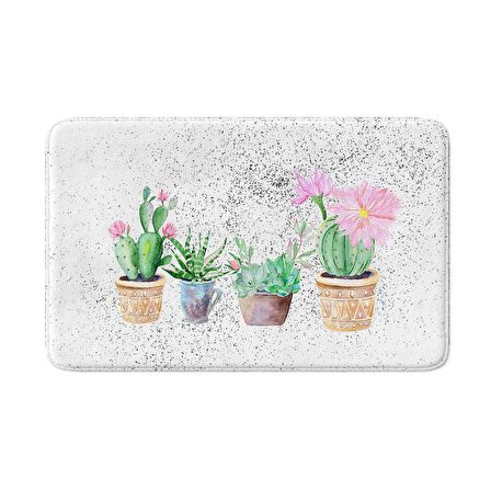 Monnhein  Mikrofiber Banyo Paspası, Kaymaz Taban, Makinede Yıkanabilir, Banyo Halısı (50x80)