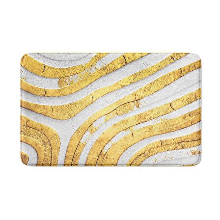 Monnhein  Mikrofiber Banyo Paspası, Kaymaz Taban, Makinede Yıkanabilir, Banyo Halısı (50x80)