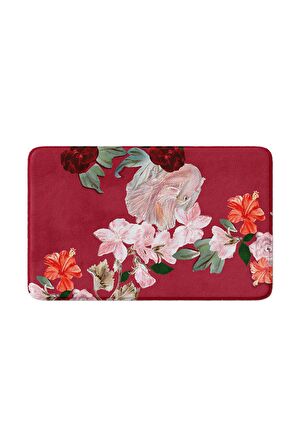 Monnhein 2'li Takım Banyo Paspası, Kaymaz Taban, Makinede Yıkanabilir, Banyo Halısı