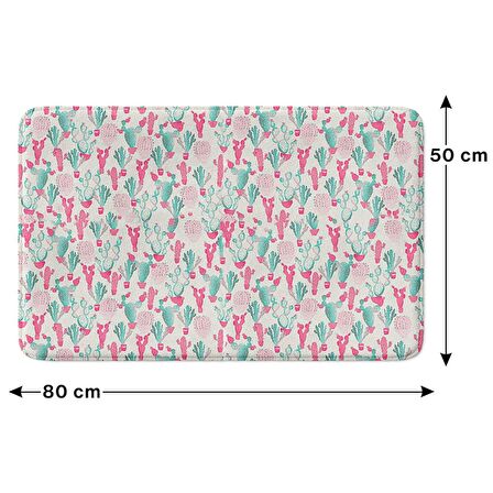 Monnhein  Mikrofiber Banyo Paspası, Kaymaz Taban, Makinede Yıkanabilir, Banyo Halısı (50x80)
