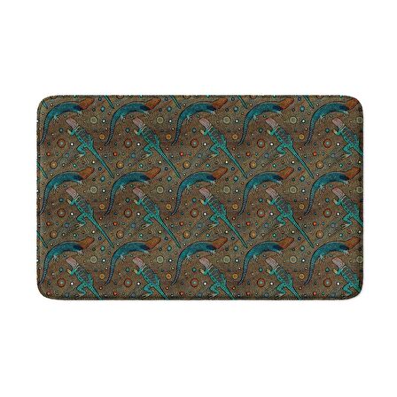 Monnhein  Mikrofiber Banyo Paspası, Kaymaz Taban, Makinede Yıkanabilir, Banyo Halısı (50x80)