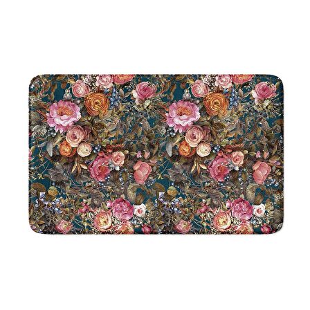 Monnhein  Mikrofiber Banyo Paspası, Kaymaz Taban, Makinede Yıkanabilir, Banyo Halısı (50x80)