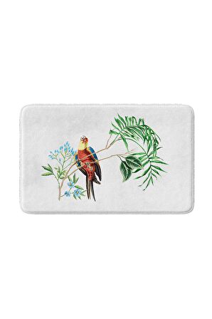 Monnhein 2'li Takım Banyo Paspası, Kaymaz Taban, Makinede Yıkanabilir, Banyo Halısı