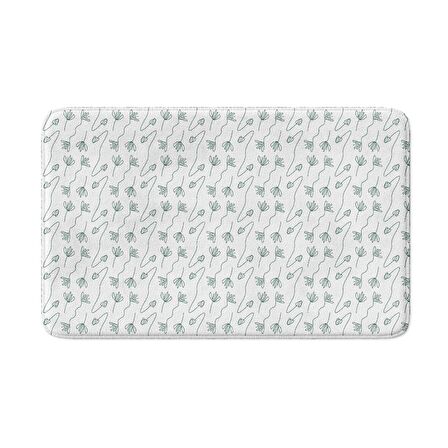 Monnhein  Mikrofiber Banyo Paspası, Kaymaz Taban, Makinede Yıkanabilir, Banyo Halısı