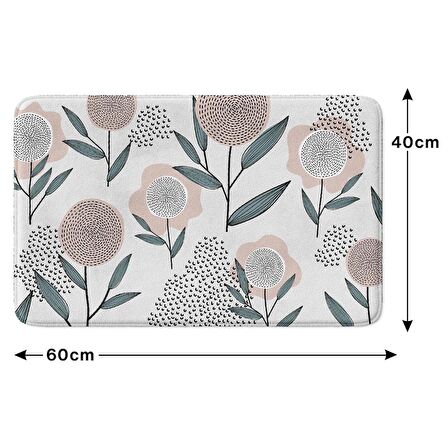 Monnhein  Mikrofiber Banyo Paspası, Kaymaz Taban, Makinede Yıkanabilir, Banyo Halısı