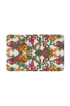 Monnhein 2'li Takım Banyo Paspası, Kaymaz Taban, Makinede Yıkanabilir, Banyo Halısı