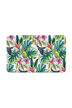 Monnhein 2'li Takım Banyo Paspası, Kaymaz Taban, Makinede Yıkanabilir, Banyo Halısı